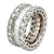7.76 CTW Diamond Eternity Wedding Band Ring Size 6