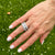 7.76 CTW Diamond Eternity Wedding Band Ring Size 6