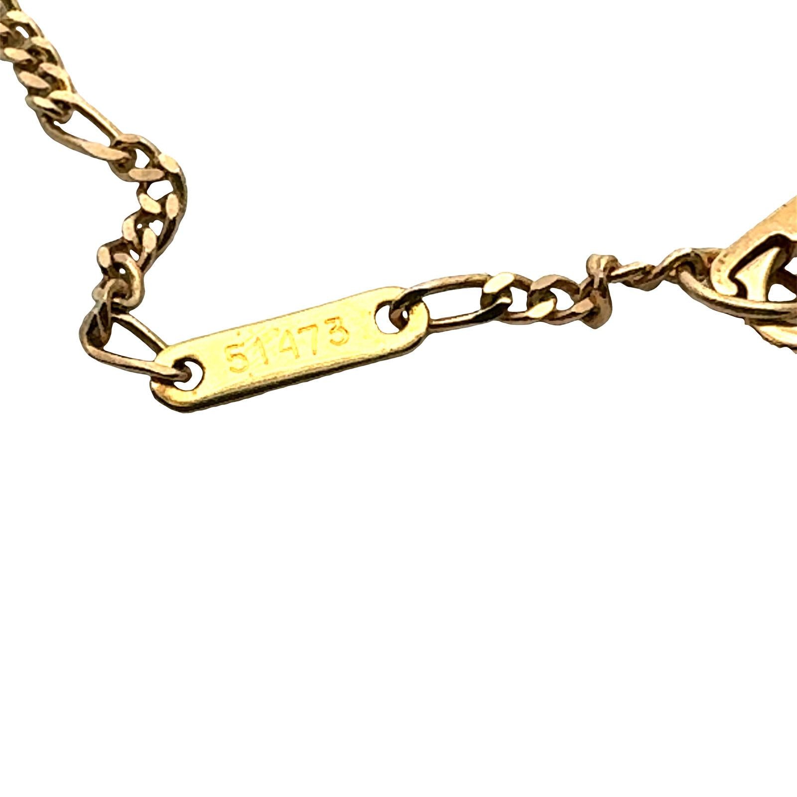Carrera Y Carrera Diamond Las Manos Hand With Pearl Pendant Necklace Vintage 18K