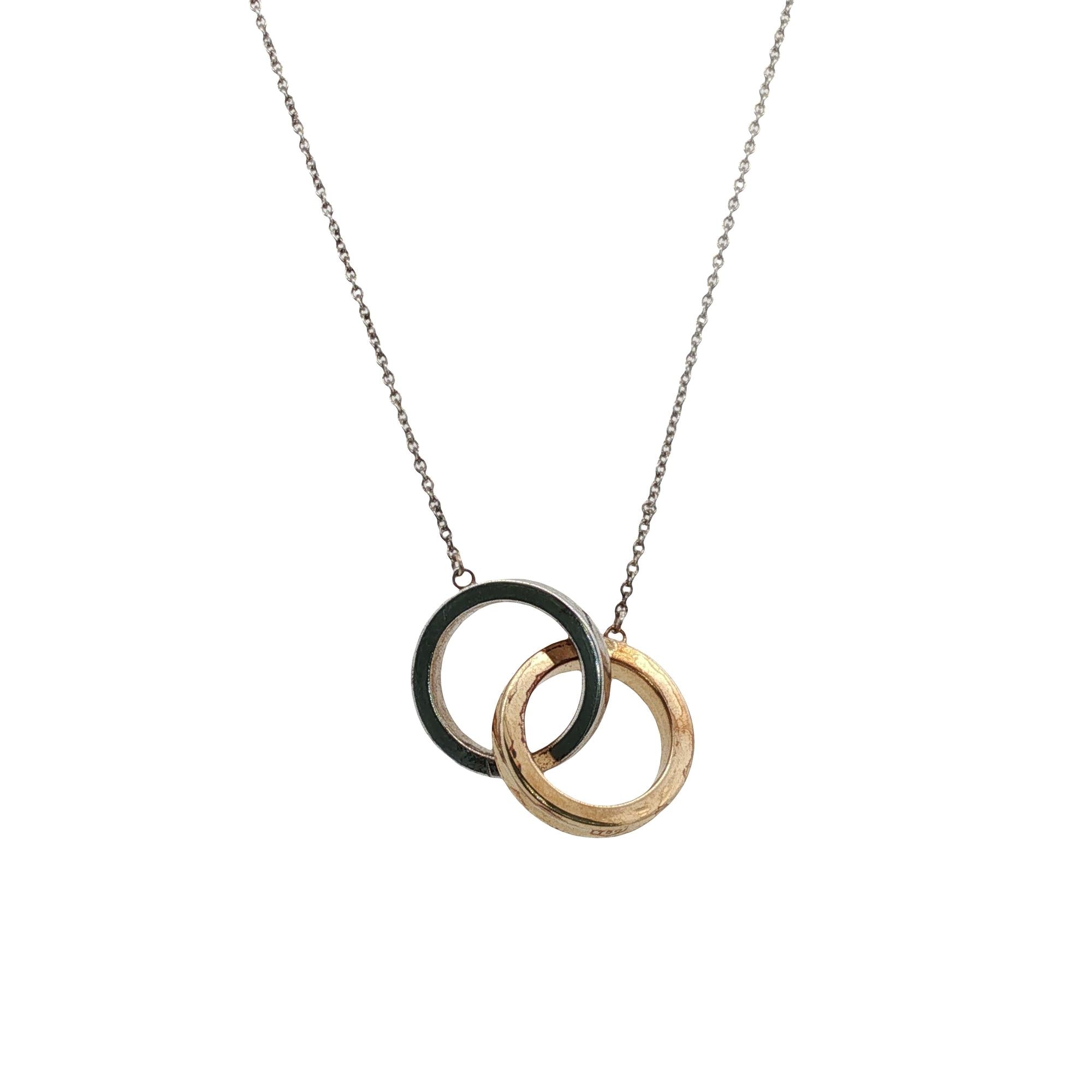 tiffany interlocking circles pendant