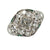 Art Deco Diamond Platinum Filigree Antique Cocktail Ring Emerald Accents