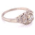 Platinum Antique Art Deco Diamond Engagement Ring Old European Cuts