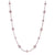 6.50 Carat Diamond By The Yard Platinum 24 Inch Link Necklace