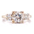 Round Brilliant Cut Diamond 14 Karat White Gold Vintage Engagement Ring