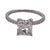 2.08 Carat Radiant Diamond 18 Karat White Gold Engagement Ring GIA E/VS1