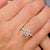 2.08 Carat Radiant Diamond 18 Karat White Gold Engagement Ring GIA E/VS1