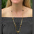 Tiger's Eye 18 Karat Yellow Gold Link Necklace 27 Inches