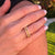 Citrine Diamond 18 Karat Yellow Gold Eternity Band Ring Size 6.5