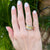 Diamond 18 Karat Yellow Gold Cigar Band Ring