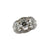 1950's Three Stone Lab Grown Diamond Platinum Vintage Ring