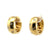 Roberto Coin Diamond 18 Karat Yellow Gold Huggie Earrings Modern