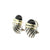 David Yurman Onyx 'Shrimp' Cable Lever-Back Earrings