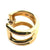 Tiffany & Company Italian Zig-Zag 18 Karat Yellow Gold Hoop Earrings