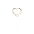Tiffany & Company Elsa Peretti Sterling Silver Open Heart Stick Pin