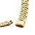 1995 Tiffany & Co. 18 Karat Yellow Gold Vannerie Basket Weave Link Necklace
