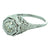 Art Deco Old European Diamond 18KWG Solitaire Engagement Ring