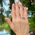 Art Deco Old European Diamond 18KWG Solitaire Engagement Ring