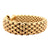 Italian Tubogas Flexible 14 Karat Yellow Gold Cuff Bracelet