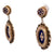 Victorian Black Enamel 14 Karat Yellow Gold Drop Earrings