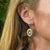 Victorian Black Enamel 14 Karat Yellow Gold Drop Earrings