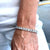 9.50 CTW Round Brilliant Diamond Platinum Estate Line Bracelet
