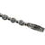 Diamond Emerald 18 Karat Two Tone Gold Link Bracelet