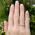 1.00 CTW Four Diamond 14 Karat Yellow Gold Wedding Band Ring