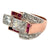 1940's Retro Diamond Ruby 14 Karat Rose & Yellow Gold Cocktail Ring