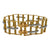 Italian Diamond 18 Karat Two Tone Gold Ladder Style Link Bracelet