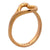 Tiffany & Co. Elsa Peretti Open Heart 18KYG Ring Size 6.5