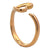 Tiffany & Co. Elsa Peretti Open Heart 18KYG Ring Size 6.5
