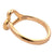 Tiffany & Co. Elsa Peretti Open Heart 18KYG Ring Size 6.5