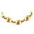 Textured 14 Karat Yellow Gold Bead Necklace