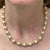 Textured 14 Karat Yellow Gold Bead Necklace