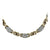 Italian Pavé Diamond 14 Karat Yellow Gold Link Necklace
