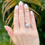 Art Deco Diamond Platinum Estate Cocktail Ring