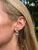 6.50 CTW Aquamarine 18 Karat White Gold Stud Earrings