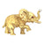 Diamond Ruby 18 Karat Yellow Gold Elephant Brooch Pin