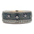 Wellendorf Blueberry Diamond Enamel Spinning Wedding Band Ring