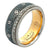 Wellendorf Blueberry Diamond Enamel Spinning Wedding Band Ring