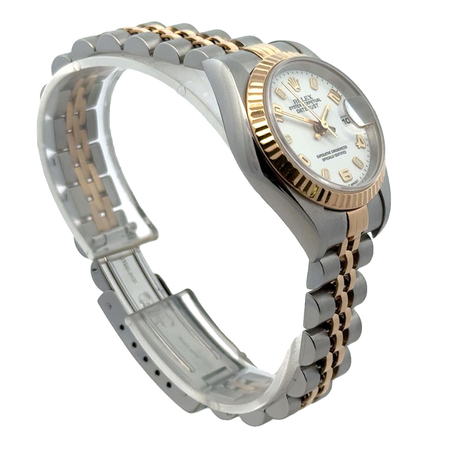 Rolex Datejust Ladys 26mm 79173 Stainless Steel 18KYG Circa 2002