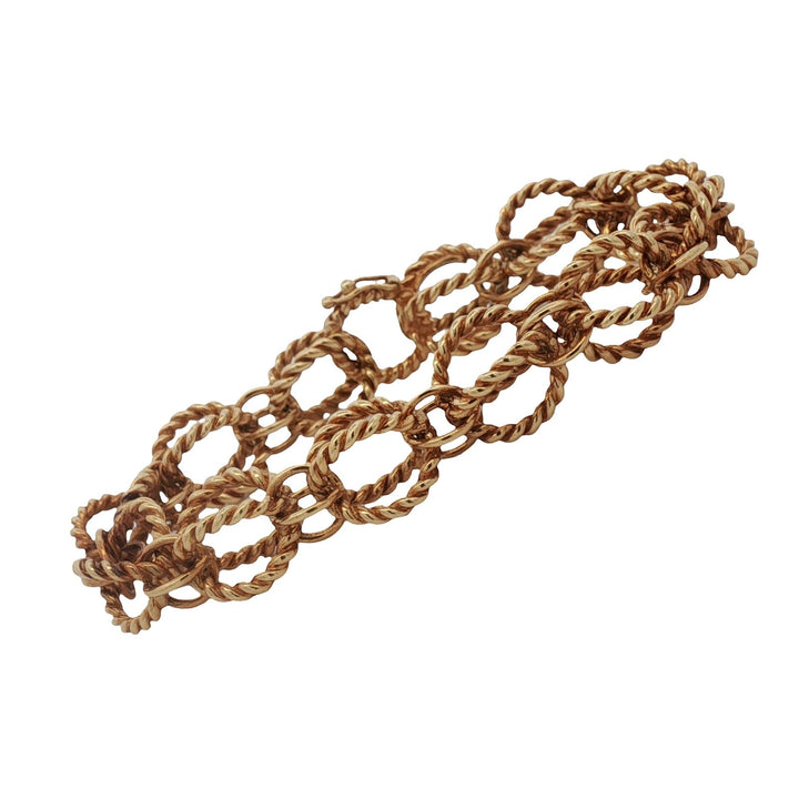 Tiffany & Company Schlumberger Rope Circle Bracelet 18K Yellow Gold