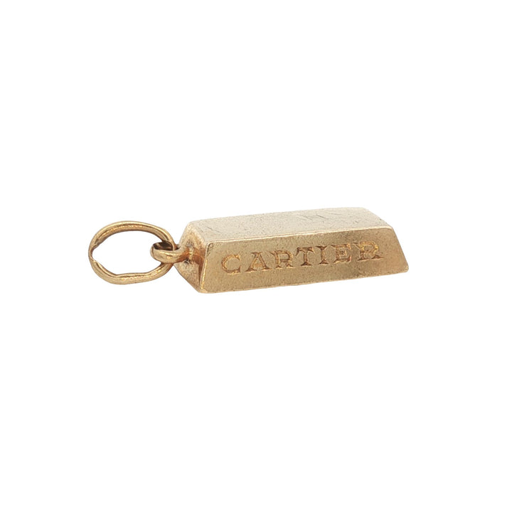 Cartier 1/4 Ounce 18 Karat Yellow Gold Collectable Vintage Bar Charm