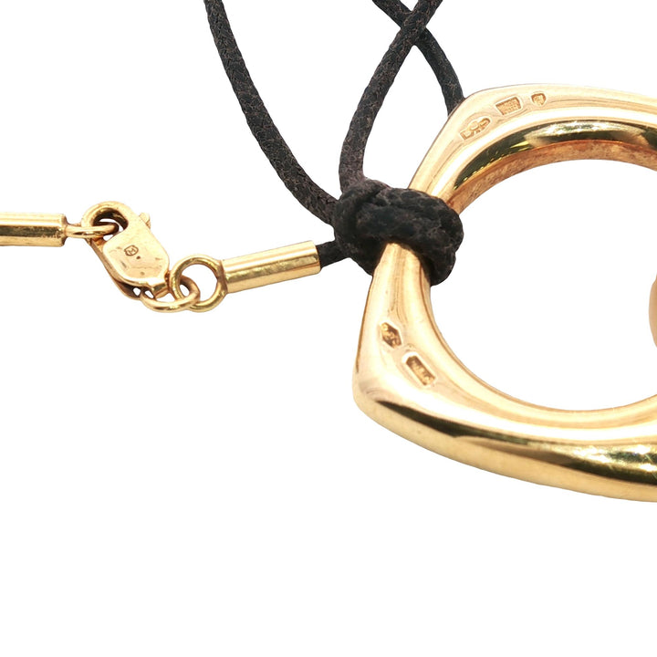 Mikimoto Golden Pearl 18 Karat Yellow Gold Cord 15 Inch Necklace