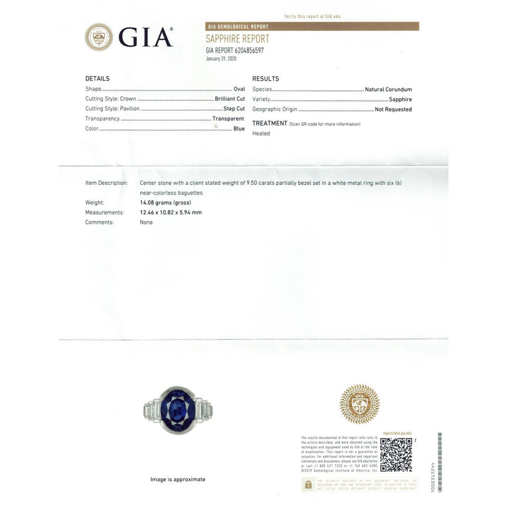 9.50 Carat Oval Natural Blue Sapphire Diamond Platinum Cocktail Ring