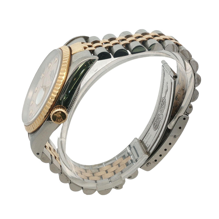 Rolex Datejust 36mm Two Tone Factory Diamond Dial Jubilee Bracelet Box & Papers