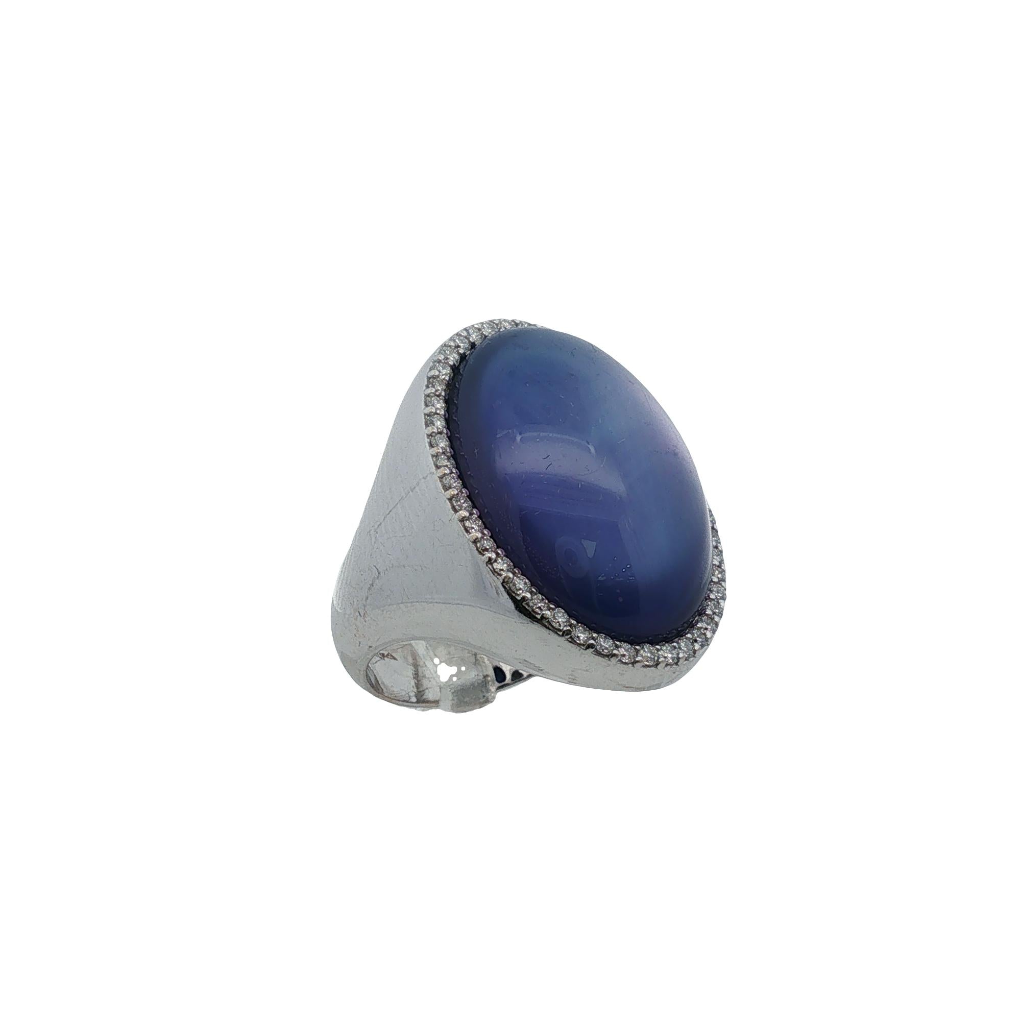Roberto Coin Amethyst Mother Of Pearl Doublet Diamond 18K Gold Cocktail Ring