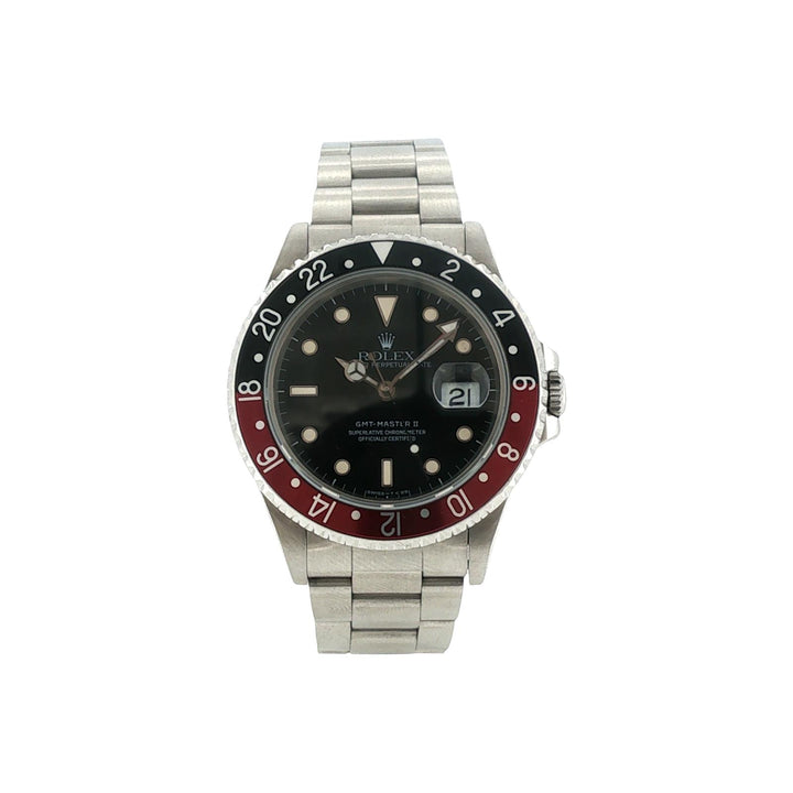 Rolex GMT Master II Stainless Steel 'Coke'  40mm Watch Oyster Band