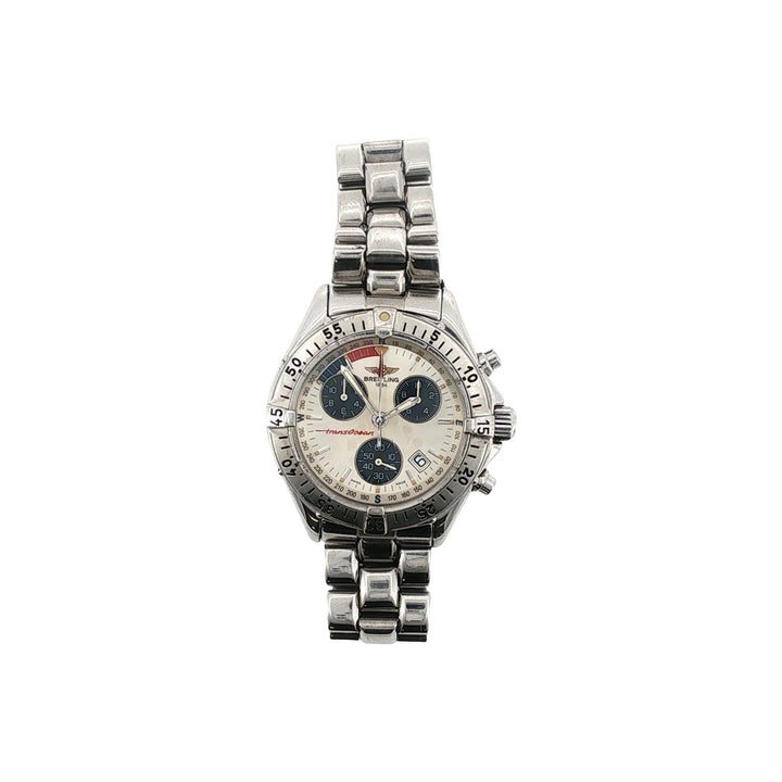 Breitling Transocean Chronograph 42mm Quartz Stainless Steel Watch