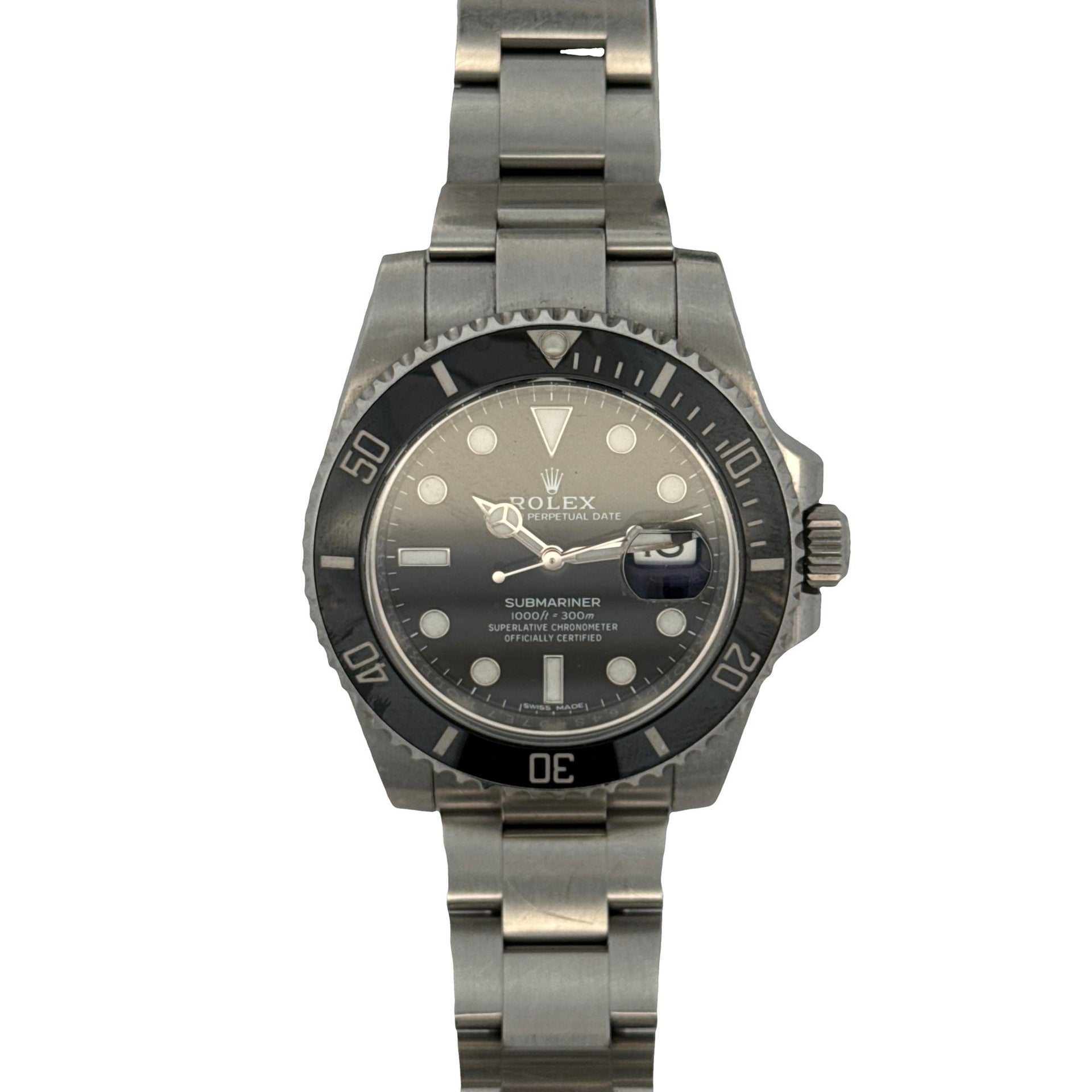 Rolex Submariner Date 116610 40mm SS Black Bezel/Dial Watch with Tags